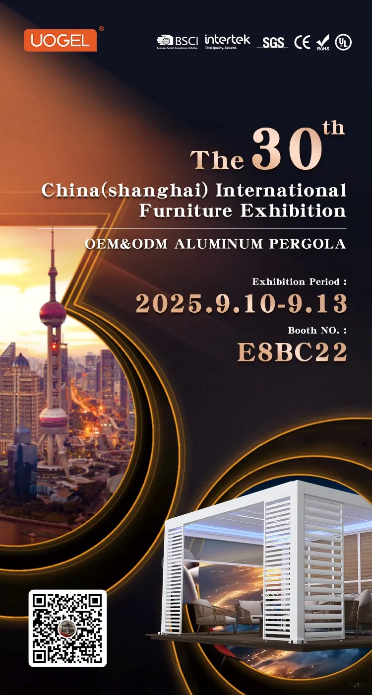 UOGEL Pergola show-30th China Furniture UOGEL Pergola show-30th China Furniture